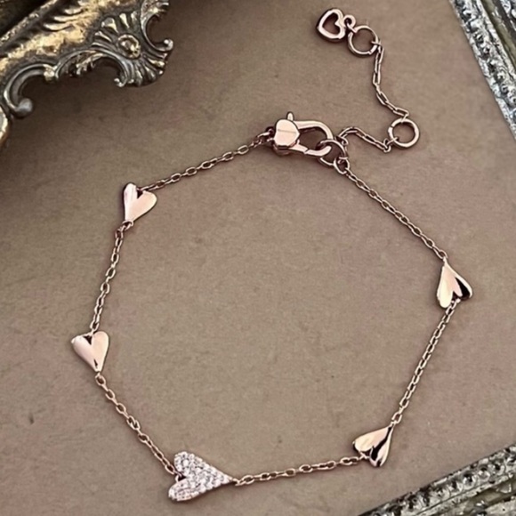 KATE SPADE • Rose Gold Sweetheart Bracelet - Picture 4 of 4